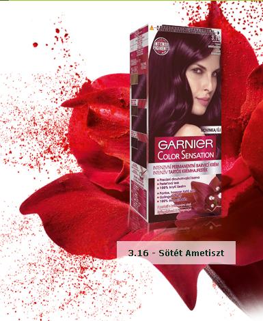 Garnier Color Sensation tart�s kr�mhajfest�k 3.16 - s�t�t amethy